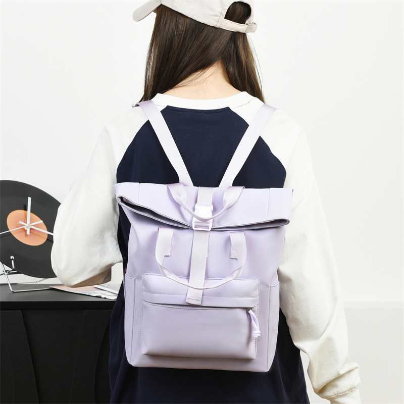 Cross-Border Backpacks for Men and Women, Hiking Backpacks, Simple Business Commuting, Large-Capacity Computer Bags, Versatile College Student Bags