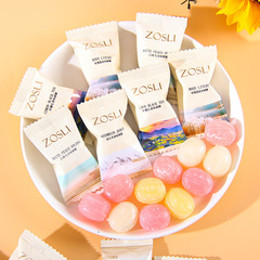 イギリスZOSLIゾスリ薔薇レイシ味硬糖結婚喜糖結婚式キャンディーばら売りレジャースナック