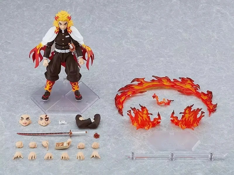 鬼灭之刃 figma 553# 杏寿郎 508祢豆子 498炭治郎 我妻可动手办|undefined
