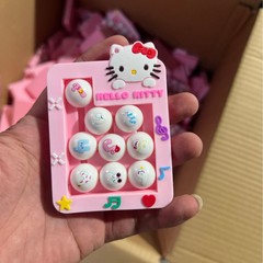 库洛米卡通趣味治愈解压数字华容道钥匙扣挂件情侣闺蜜包挂饰