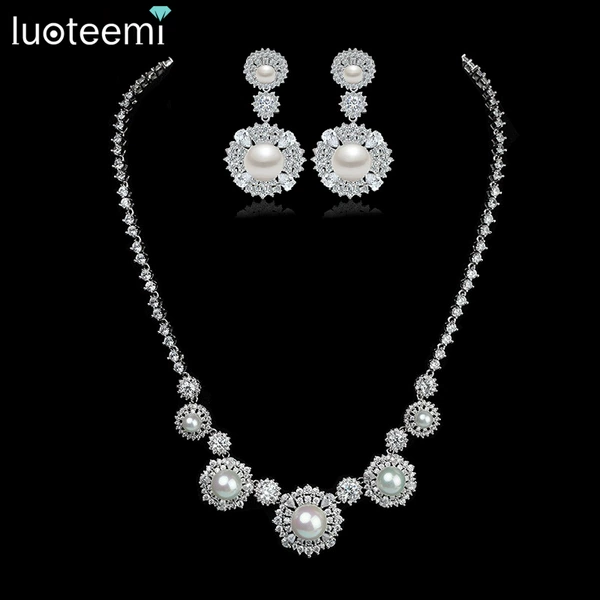 Platinum earrings