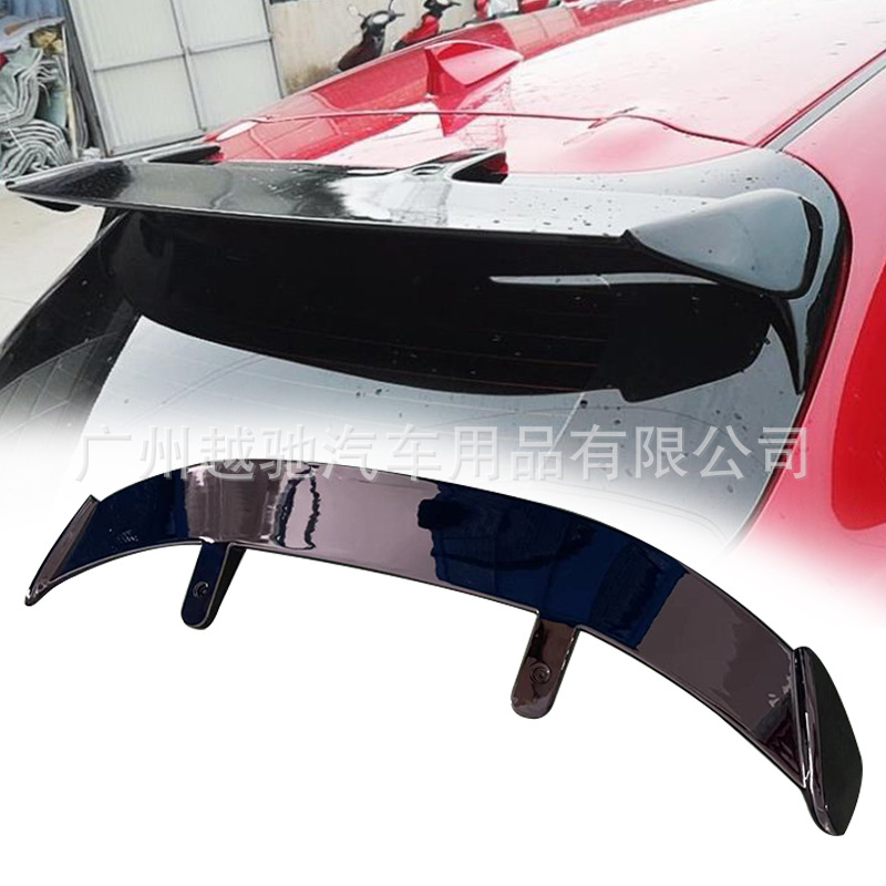 新款  汽车通用改装款车顶翼 扰流尾翼 两厢车顶扰流翼 SUV定风翼