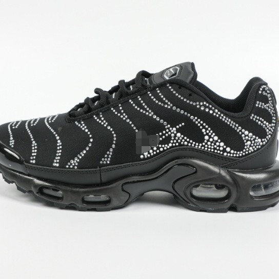 Putian Shoes Air Max Plus Tn First Generation Foreign Trade Large Cushion Shoes Cross-Border Men's and Women's Shoes Gold and Silver Diamond Sports Shoes