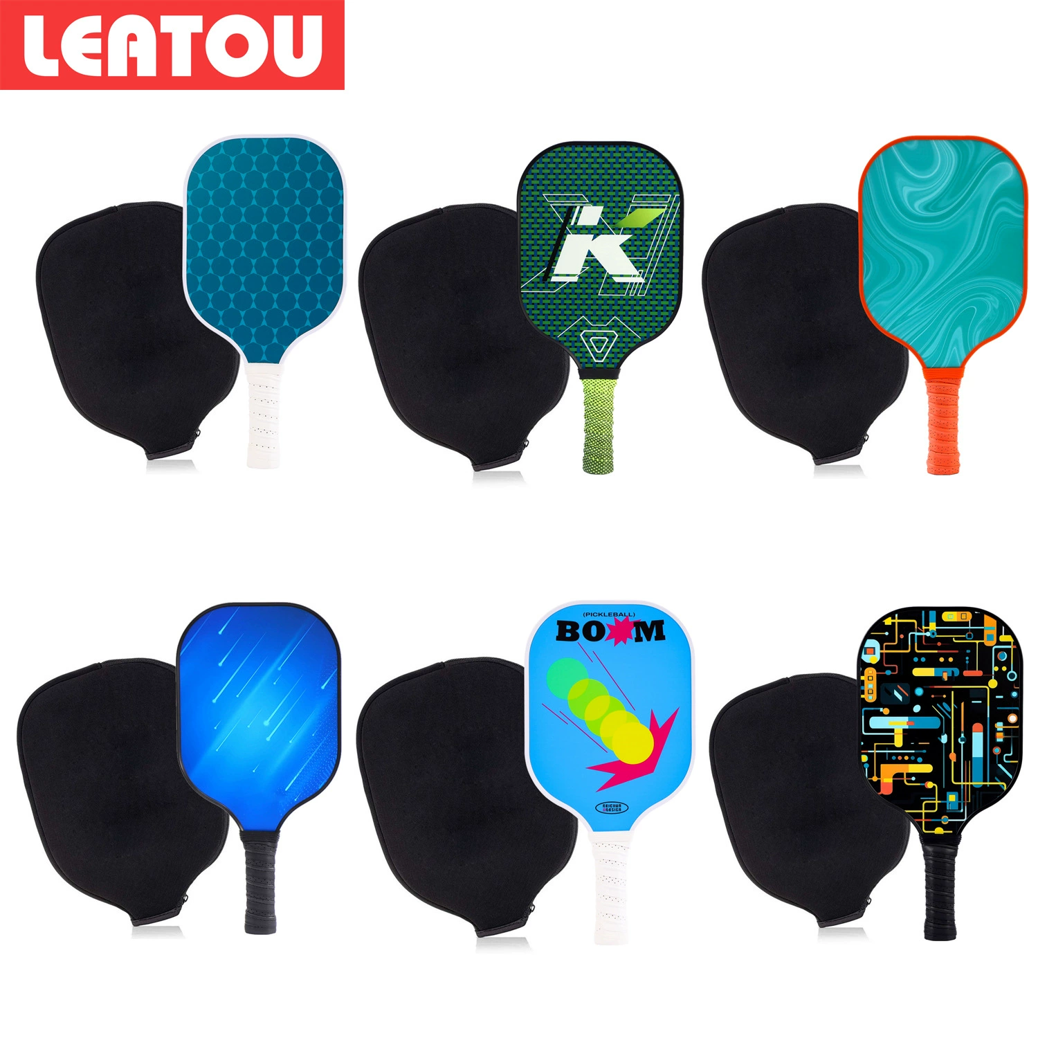 Glass Port Piccoon Set Factory USAPA Certification Movement Training Pickleball Paddles