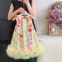 新款碎花气质儿童公主裙