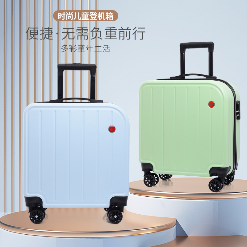 Luggage boarding case with cup holder portable student suitcase high-looking universal wheel mute trolley case Wholesale