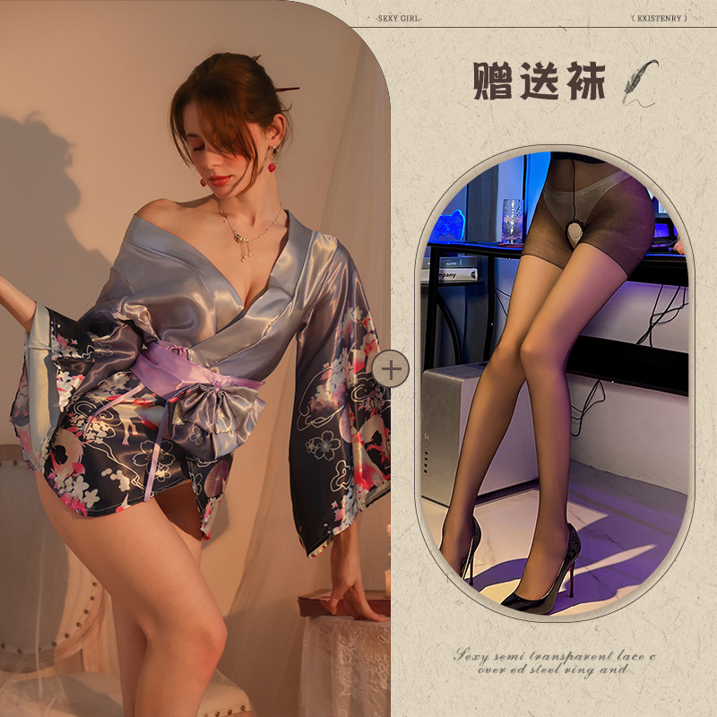 보라색 + 검정색 가랑이 없는 양말
