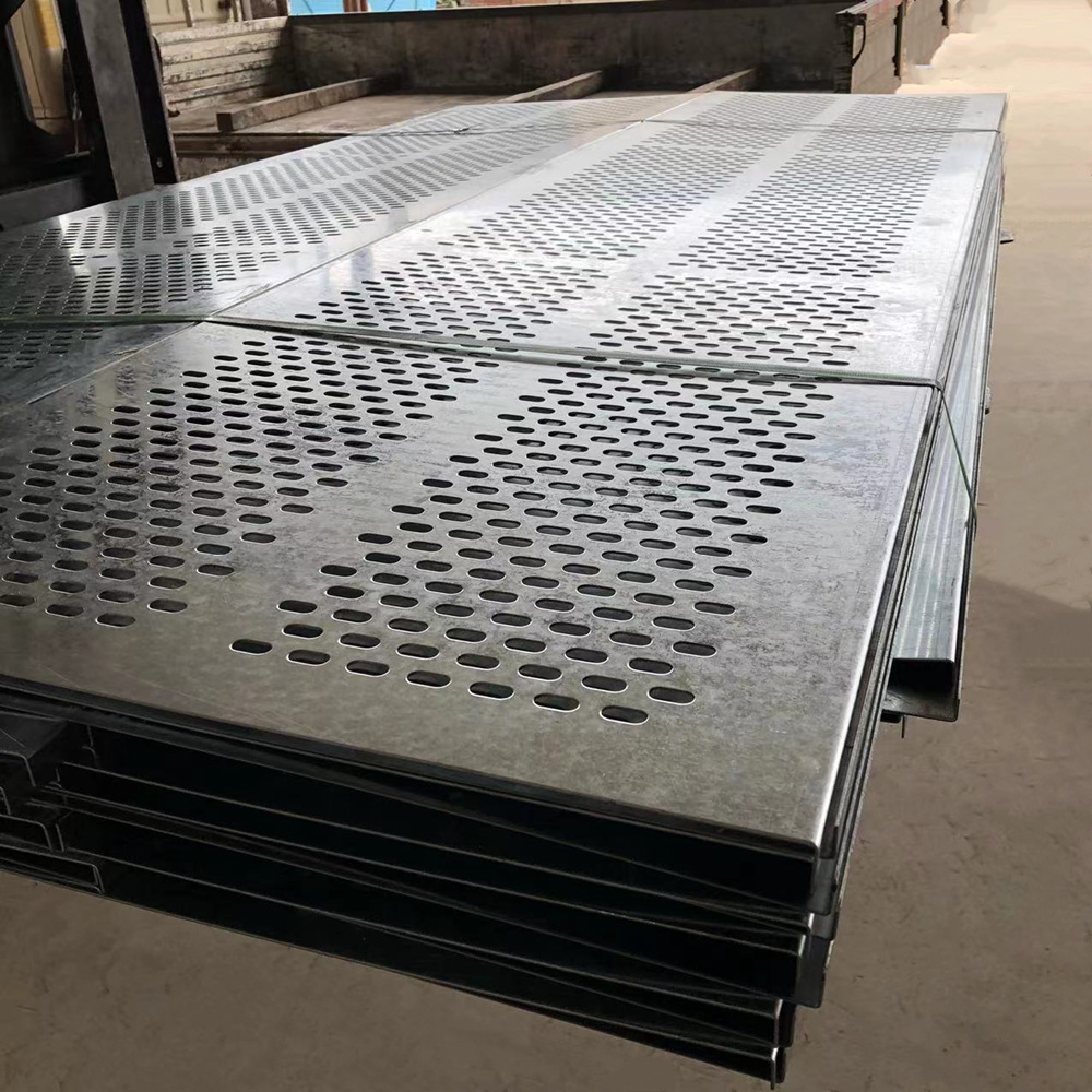 万诺 无毛刺长条孔冲孔网  无连孔长圆形冲孔板  长孔筛网板加工