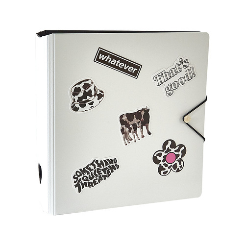 Star-chasing storage book, four-square grid, nine-square grid, 3-inch idol album photo card loose-leaf, 9-square inner page, a5 hard-shell polaroid