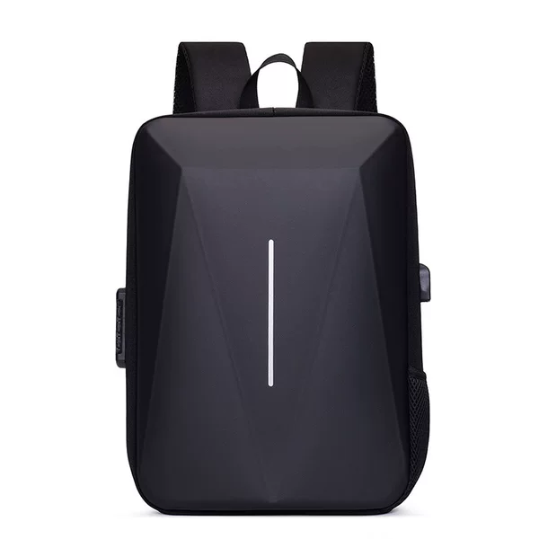 Stylish Hard Shell Laptop Backpack for Men, Fashionable School Bag for High School and College Students, Customizable British Business Backpack for Men