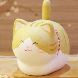 Lemiao Imported Dragon and Tiger Painted Ceramic Cat Ornaments Lucky Cat