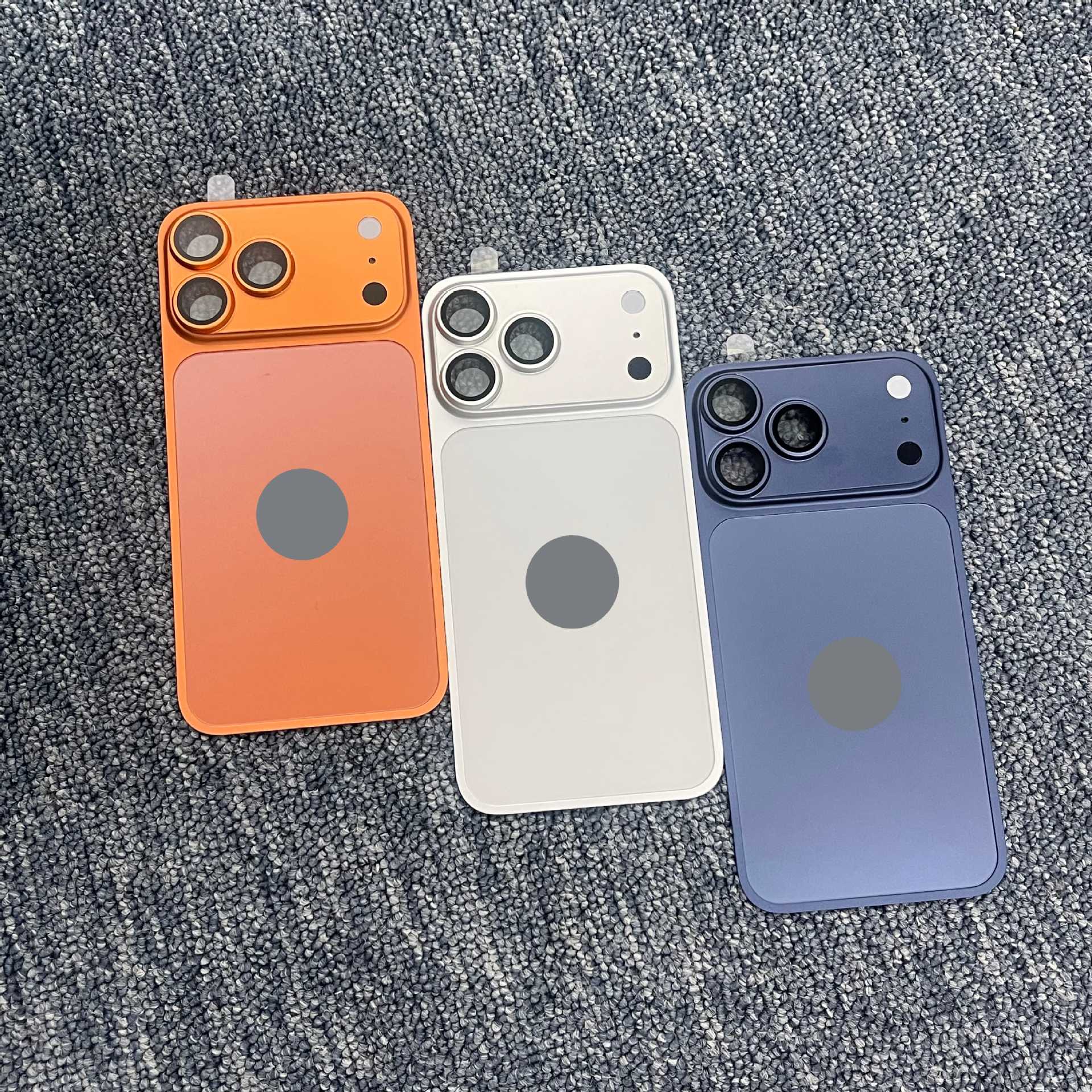 Cross-Border New Model That Instantly Transforms into 18Promax with Frosted Metal Back Panel and Armor Lens Film, Suitable for Apple 17Promax