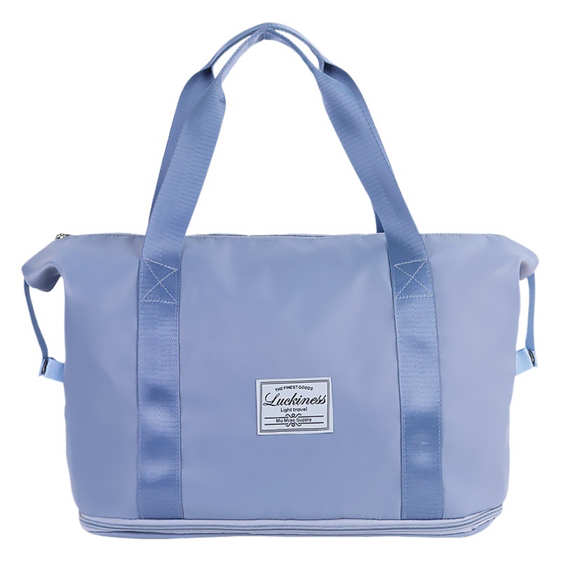 Nueva bolsa de viaje de las mujeres de gran capacidad bolsa de fitness mojado y seco de separación deportes bolsa de almacenamiento de viaje bolsa de equipaje de ropa