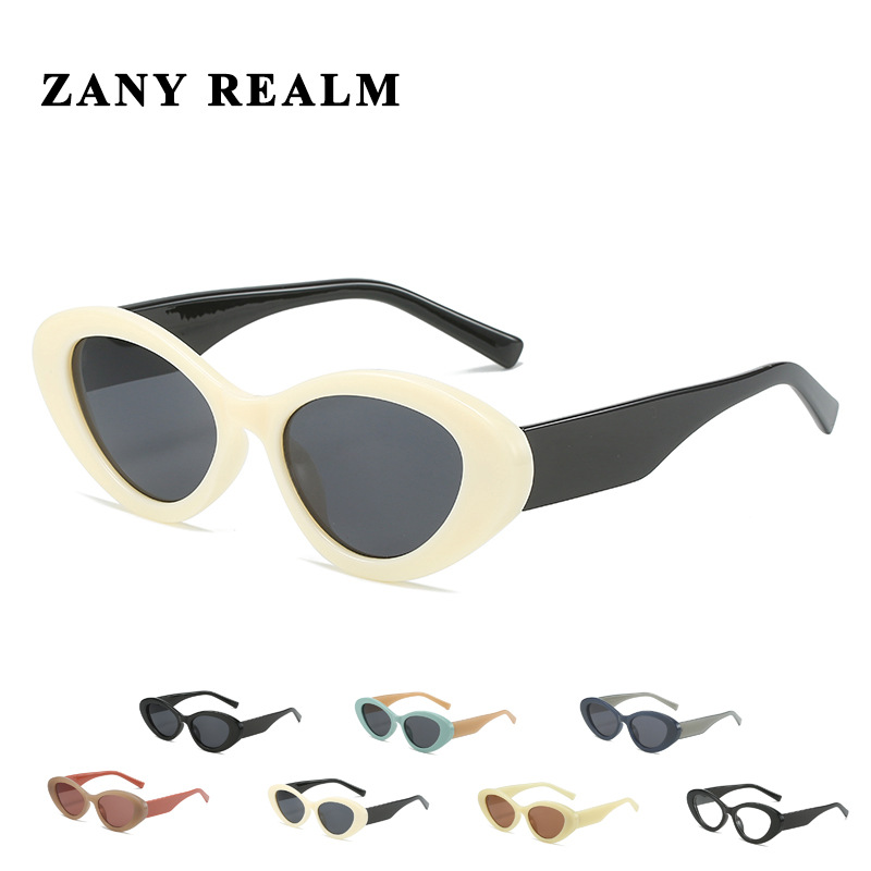 Nuevo estilo de Chanel retro gato ojo jalea gafas de sol personalidad cara redonda Pequeño Libro Rojo transfronterizo gafas de sol UV400 fabricante