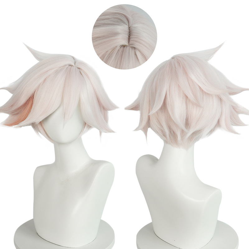 New Style Hell Inn Angel Dearest Cosplay Wig, Short Hair with Highlights, Requires Styling