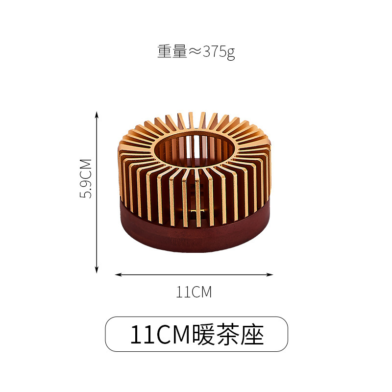 温茶炉ろうそく加熱台座が精巧で透かし彫りされた茶道が小さくて豪華で暖かい茶炉日本式ホテルレストランが業務用です。|undefined
