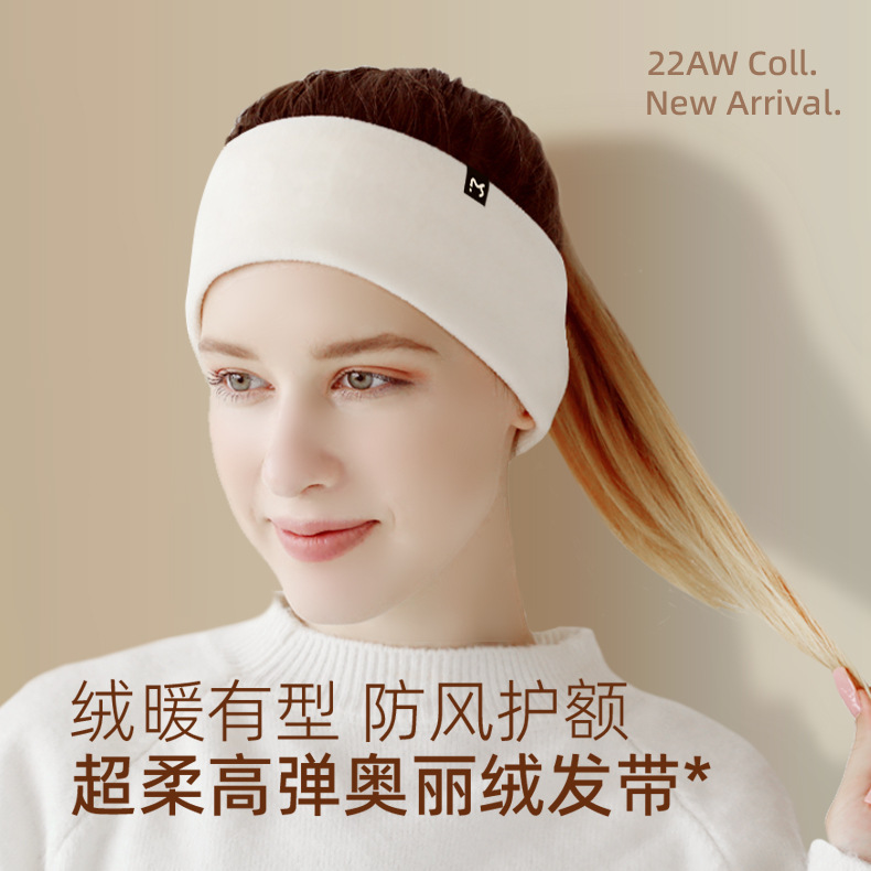 motion run Headband thickening Cold proof Hair band Forehead Orly Windbreak Ear Headgear keep warm The month