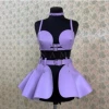 8 styles of purple skirts