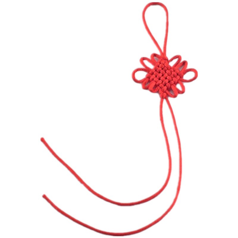 Wholesale 6 knotted tassels and tassels semi-finished materials small car hanging accessories diy five emperors money handmade materials