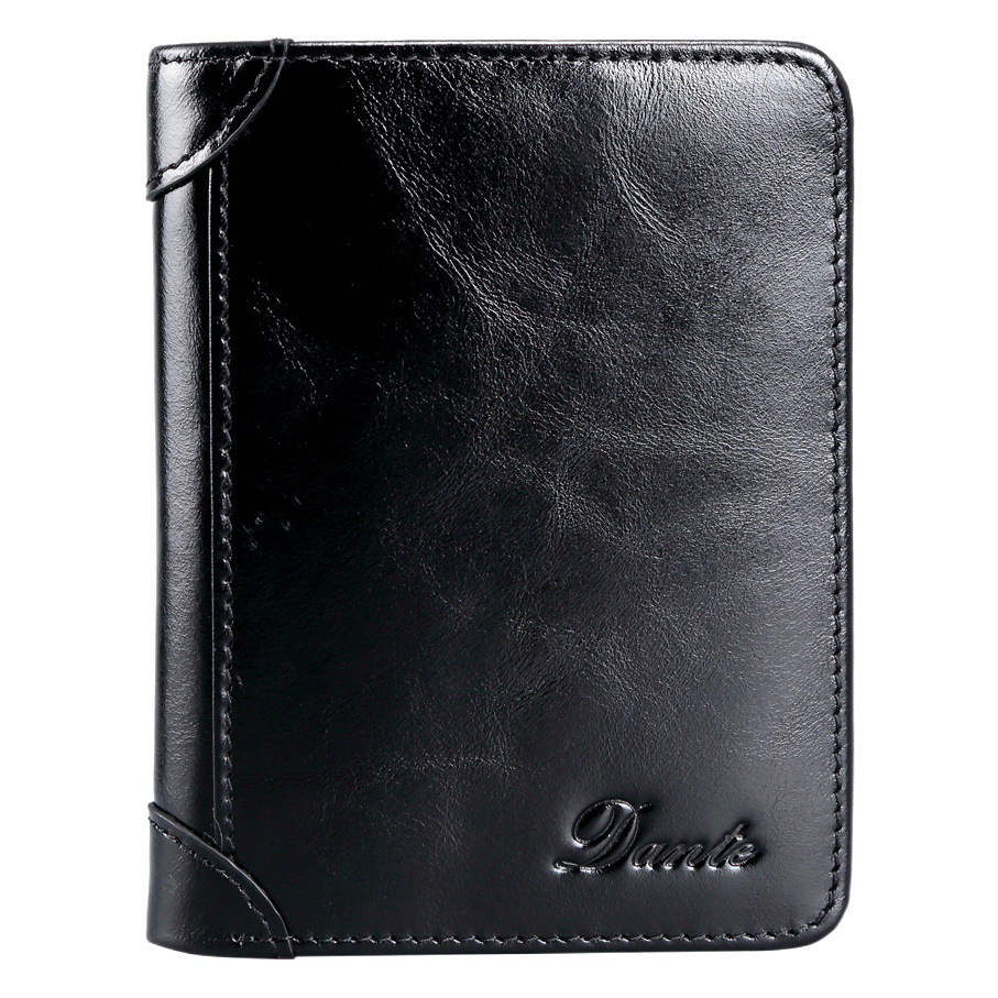 Cross-Border Men's Wallet First-Layer Cowhide 70% off Men's Wallet Rfid Anti-Theft Card Swipe Amazon Hot Model