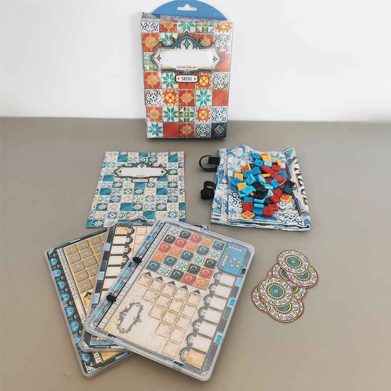 English Color Brick Master Story Table Game Tile Puzzle Strategy 2-4 Flower Glazed Summer Palace Leisure Party Extension