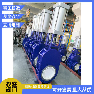 Z644TC pneumatic ceramic double gate valve wear-resistant air lock valve metal double gate feed valve U-shaped air lock double flashboard