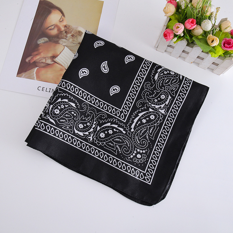 Big Square Hip Hop Street Hip Hop Hijab Corriendo Deportes Fitness Body Ribbon casual bufanda bufanda marea Tiara