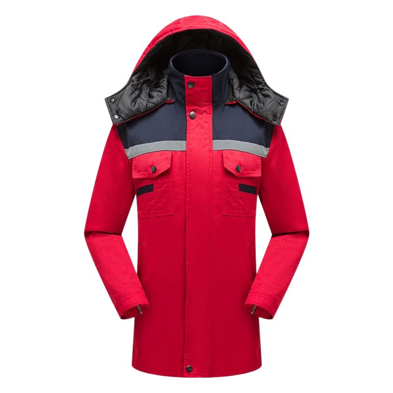 Осенняя и зимняя хлопчатобумажная рабочая одежда Толстая хлопковая одежда морозостойкая съемная одежда для страхования труда