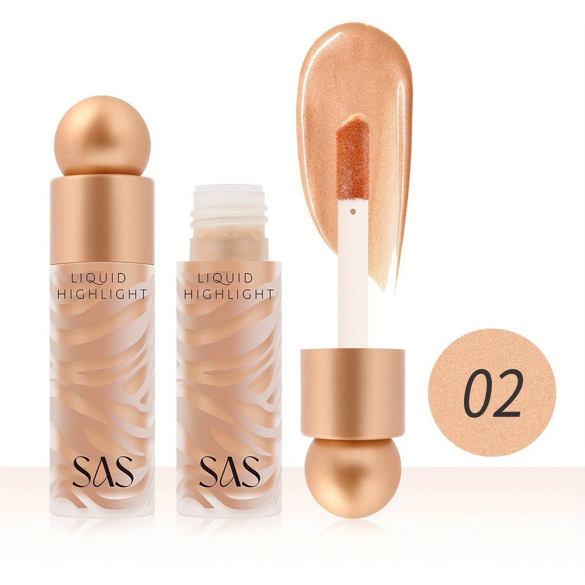 USHAS Europa y los Estados Unidos transfronterizos spot líquido brillante polvo facial brillante multipropósito reparación de la piel brillante SAC036A