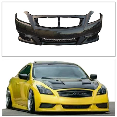 Suitable for Infiniti G37 Modified Front Bumper G37 Large Surround Front Bumper Handmade Resin Carbon Fiber