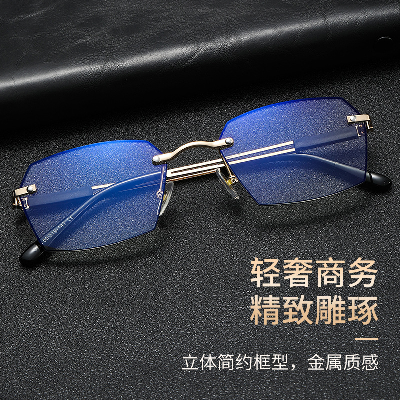 Tiktok mismo gafas de presbicia DY8116 moda HD gafas de negocios para los ancianos anti-Luz Azul gafas de presbicia