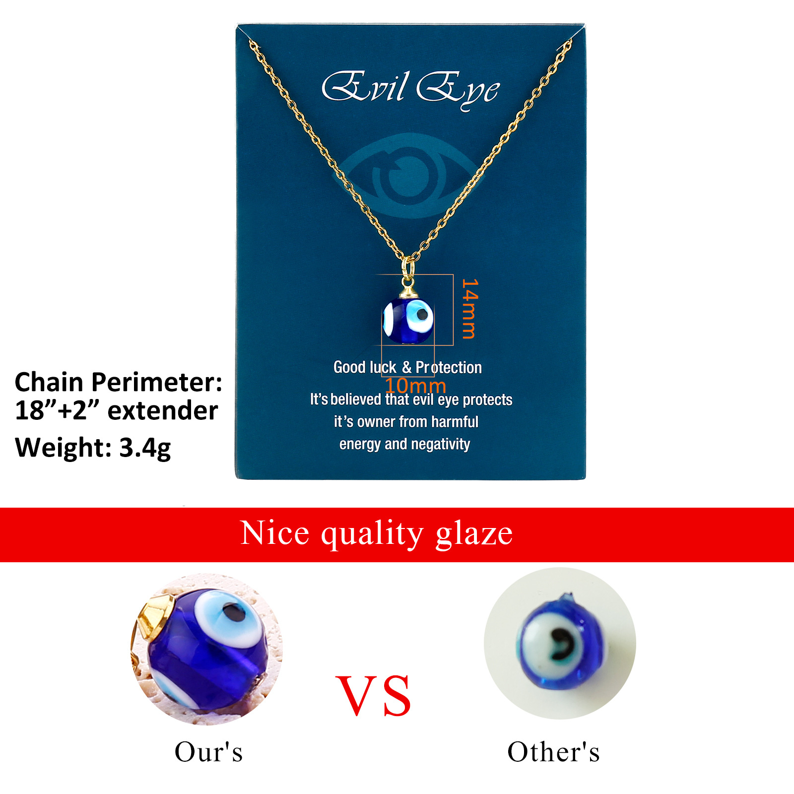 Simple Style Eye Stainless Steel glass Leather rope Womenu0027S Pendant Necklace 1 Piece