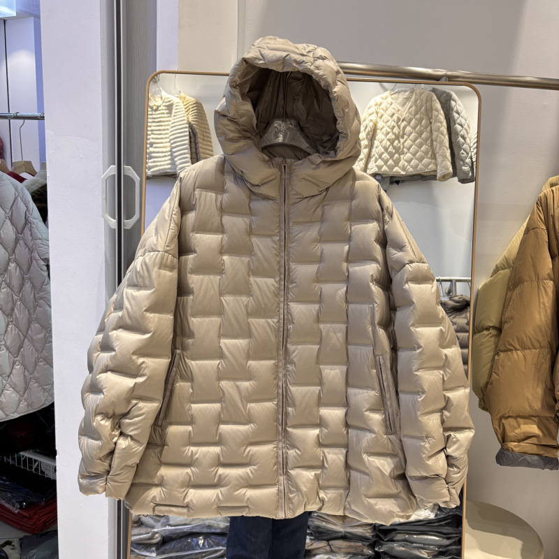 Winter fashionable three dimensional down jacket