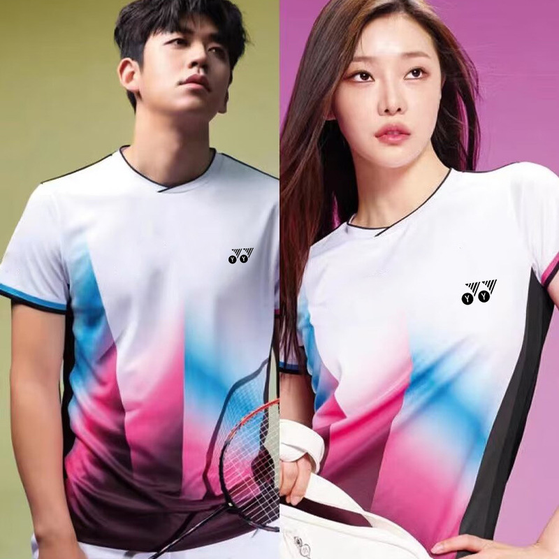 New Badminton Suit Quick-Drying Women's Short-Sleeved Volleyball Half-Sleeved Table Tennis Jersey Men's Shorts Sportswear Customized New Badminton Suit Quick-Drying Women's Short-Sleeved Volleyball Half-Sleeved Table Tennis Jersey Men's Shorts Sportswear Customized