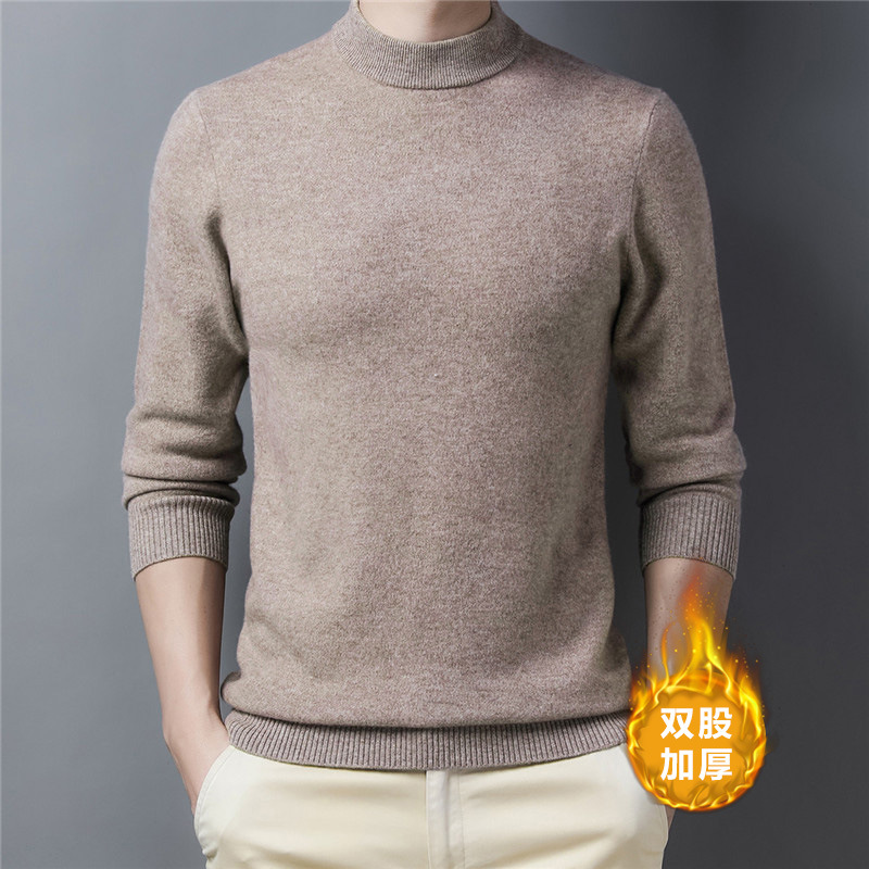 Woolen solid color multicoloured keep warm sweater for leisure