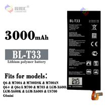 適用於LG Q6 LM-X525HA G6miniM700A M700AN M700DSK BL-T33電池