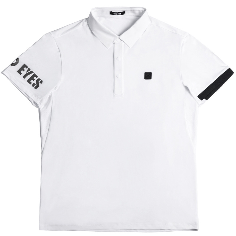 Áo thun golf nam MO EYES tay ngắn thể thao thoáng khí vải nhập khẩu — Tay áo ngắn màu xanh lá cây [lỗ thoáng khí dưới tay áo/cổ áo liền mạch/vải nhập khẩu] M25YF029, Tay áo ngắn màu trắng [lỗ thoáng khí dưới tay áo/cổ áo liền mạch/vải nhập khẩu] M25YF029, Tay áo ngắn màu đen [lỗ thoáng khí dưới tay áo/cổ áo liền mạch/vải nhập khẩu] M25YF029