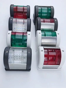 12V Portside Lights, Marine Stern Lights, Speedboat Mast Lights, Yacht Navigation Lights, Left and Right Red and Green Portside Lights, Stern Lights, Led Signal Lights