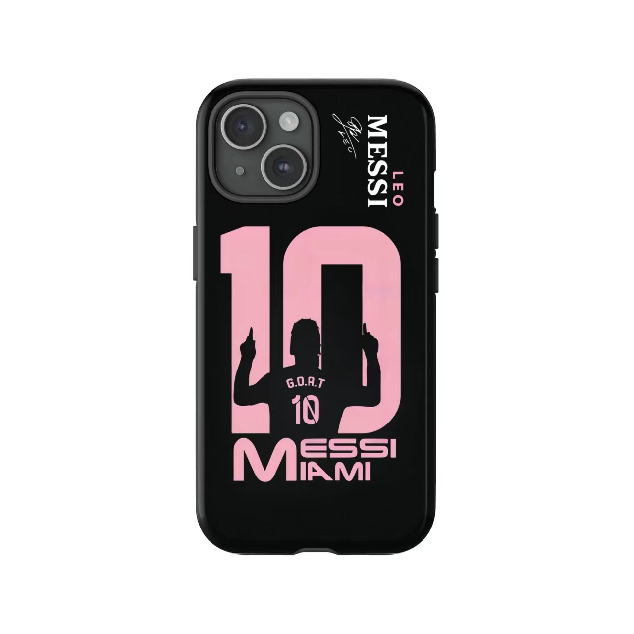 Funda Protectora Doble Capa para Apple 17air/16e/14/13/12, Modelo de Comercio Exterior Messi, Dos en Uno