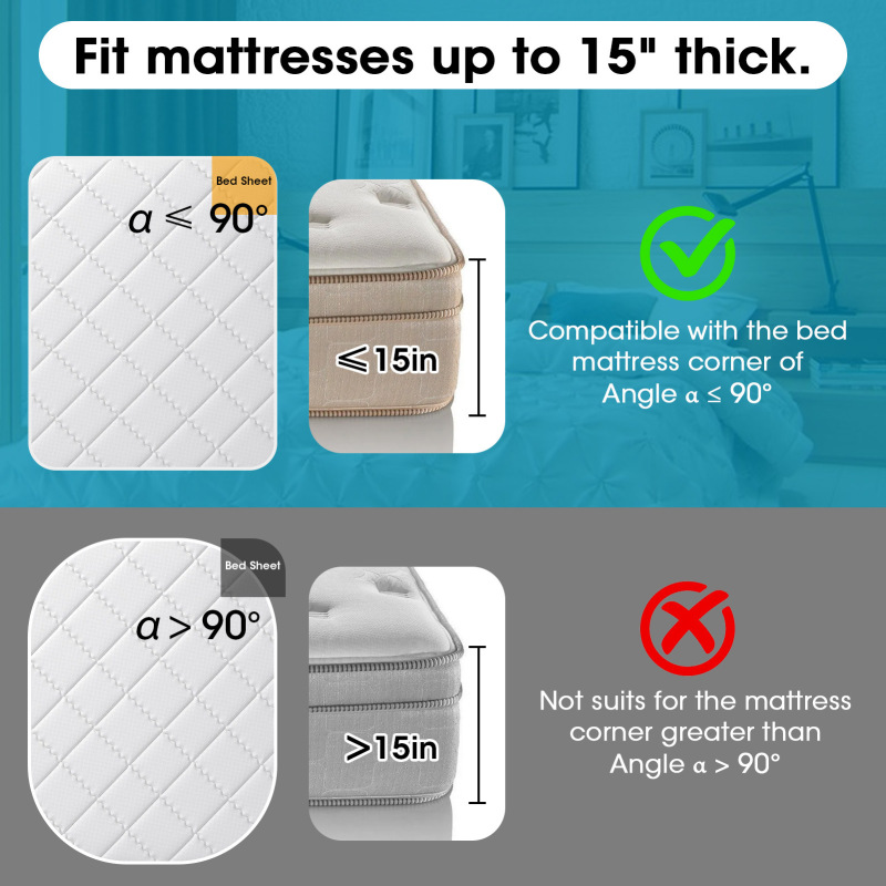 アップグレード版シリコンシーツ固定器防走滑り止めシーツ留め具ステルスベッドシングルベッド固定ブラケット|undefined
