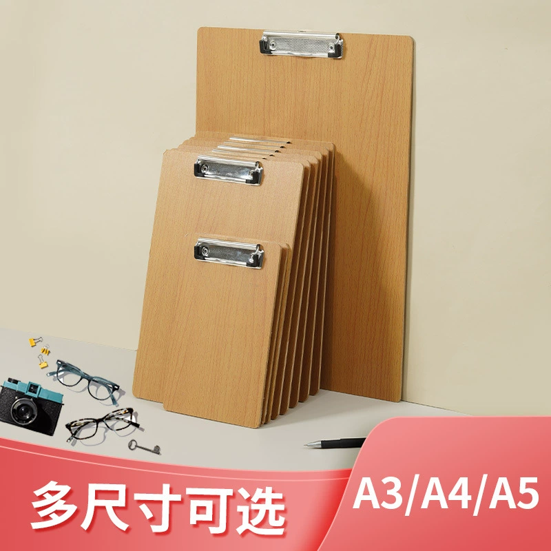 A4 деревянная доска с плоской головкой зажим бабочки A5 папка меню офисное меню Зажим для рисовой доски A3