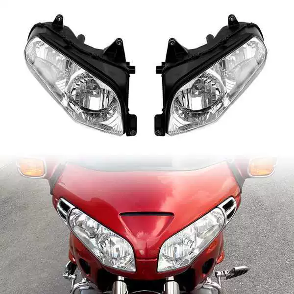 Сборка фары мотоцикла подходит для Honda GL1800 Gold Wing 1800 2001-2011