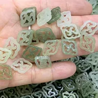 Hutian Yu Qinghai материал подвеска полые оконные аксессуары DIY мелкие аксессуары подвески браслет нефритовые ювелирные изделия оптом