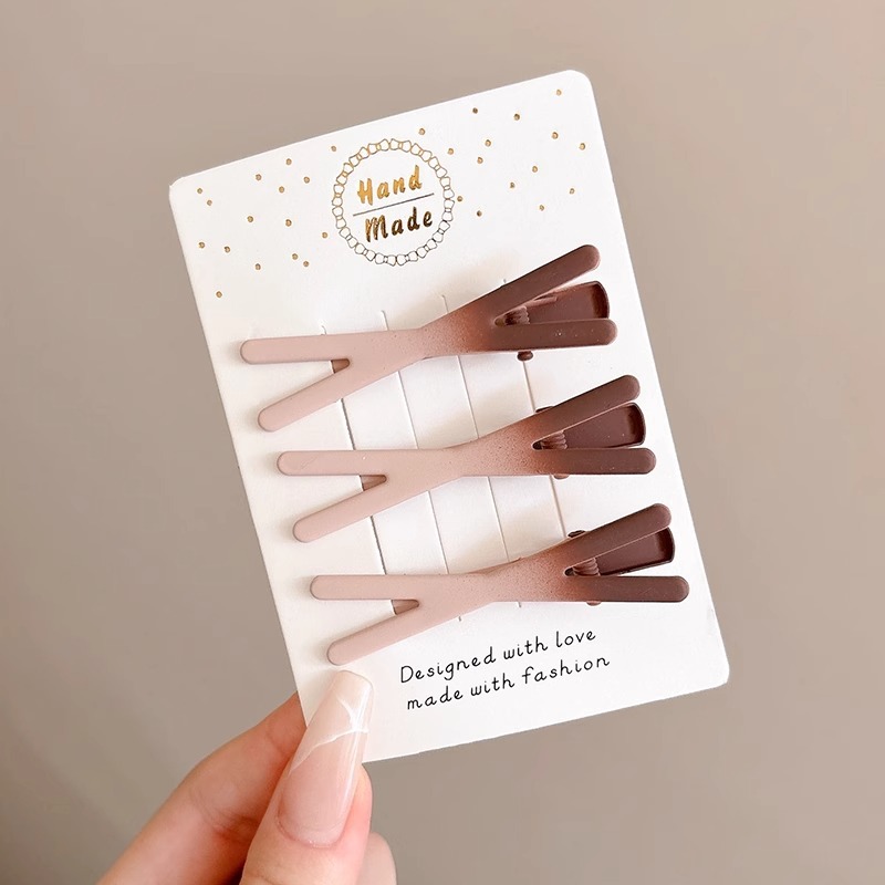 15 # color café gradiente cruzado juego de 3 piezas 6cm