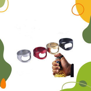 Finger ring ring ring bottle opener metal bottle opener portable stainless steel beer multi-function summer Cat Claw