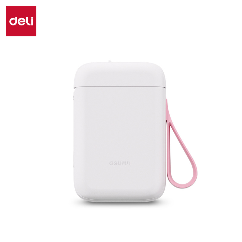 得力Q1A便攜式標籤打印機熱敏標籤打印機 快遞倉儲物流面單固定