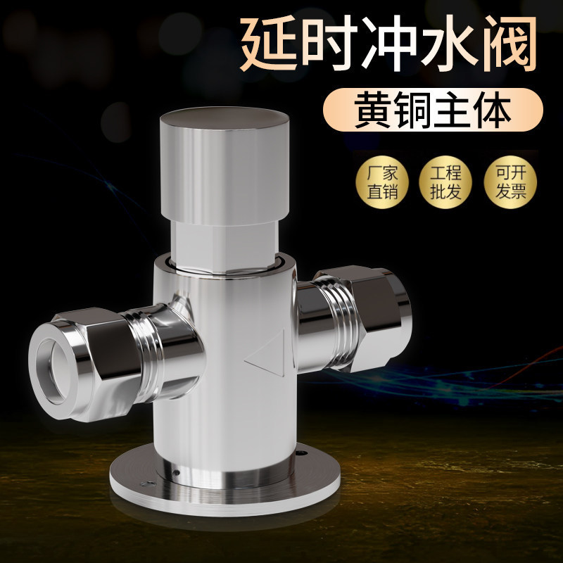 Hand-Pressed Delay Shower Valve, Surface-Mounted, Automatic Water Stop for Beach and Public Places, Single Cold Water Shower Faucet Hand-Pressed Delay Shower Valve, Surface-Mounted, Automatic Water Stop for Beach and Public Places, Single Cold Water Shower Faucet
