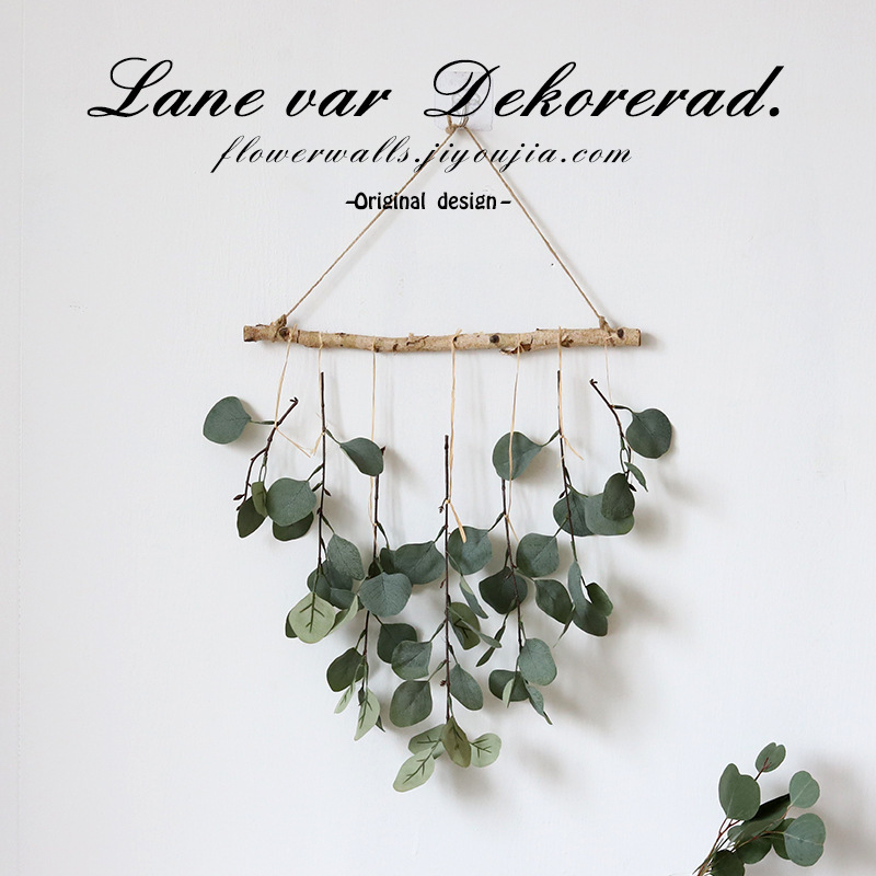 Forest ins Eucalyptus Leaves Fresh Cut Flowers Dried Flowers I Birch Branches Living Room Simple Simulation Flowers Wall Decorative Flowers