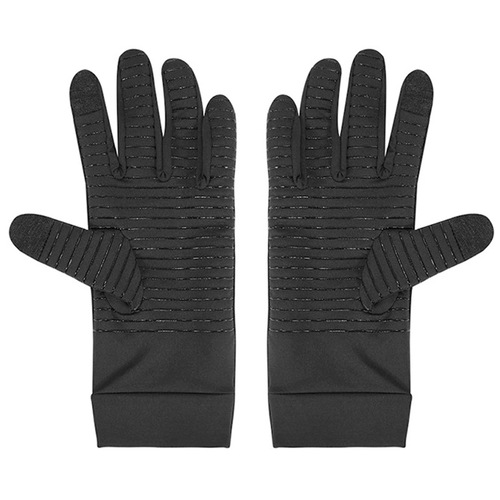 Amazon Copper Fiber Pressure Cycling Gloves for Men and Women Cycling Training Touch Screen Anti-Slip Sports Fitness Gloves Wholesale