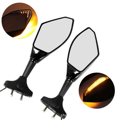 LED rear view mirror with lights Car mirror